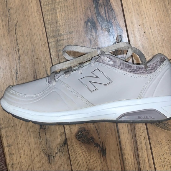 New Balance Women’s 813 Off-White Light Gray Walking Shoe 7.5 - Picture 9 of 10